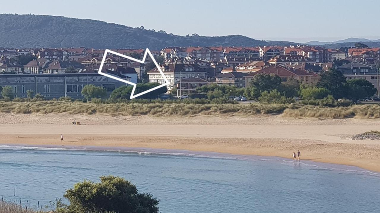 Luminoso Apartamento Playa Ris Con Garaje Noja Bagian luar foto